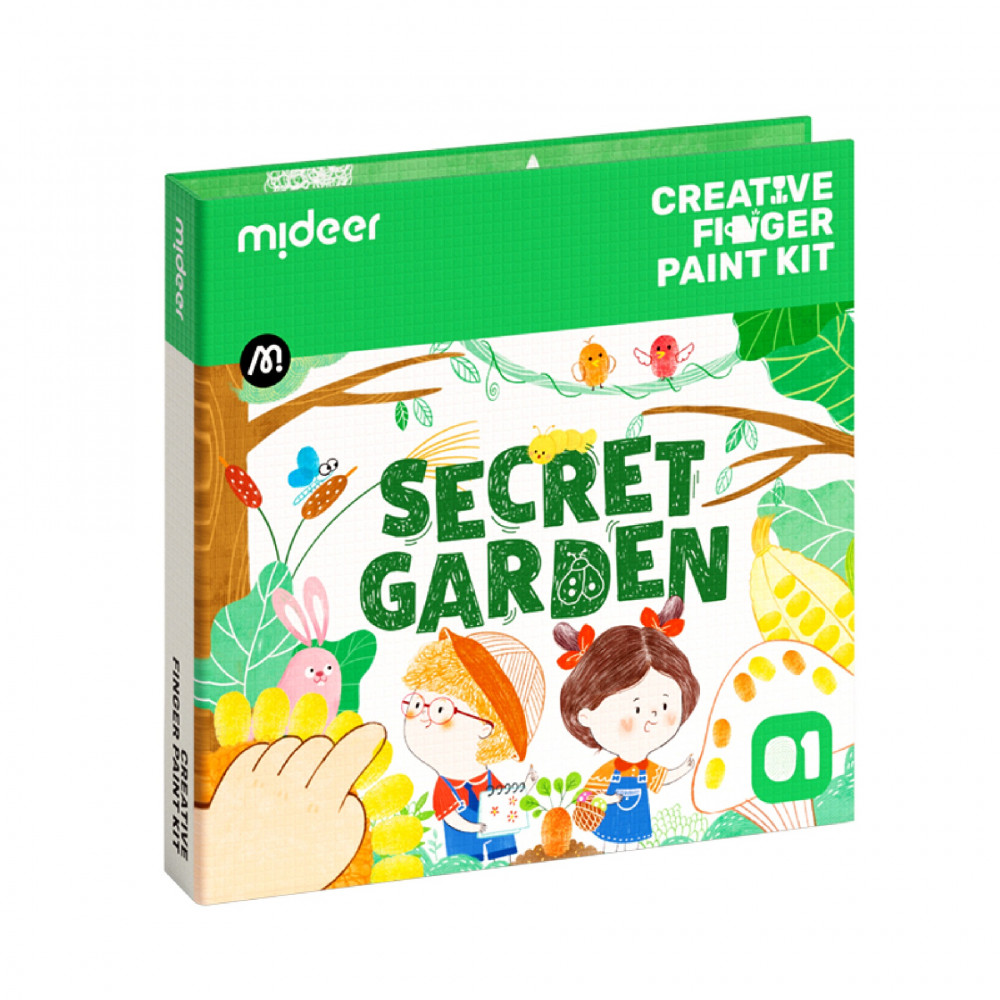 Mideer Creative Finger Paint Kit level 1 -  Secret Garden