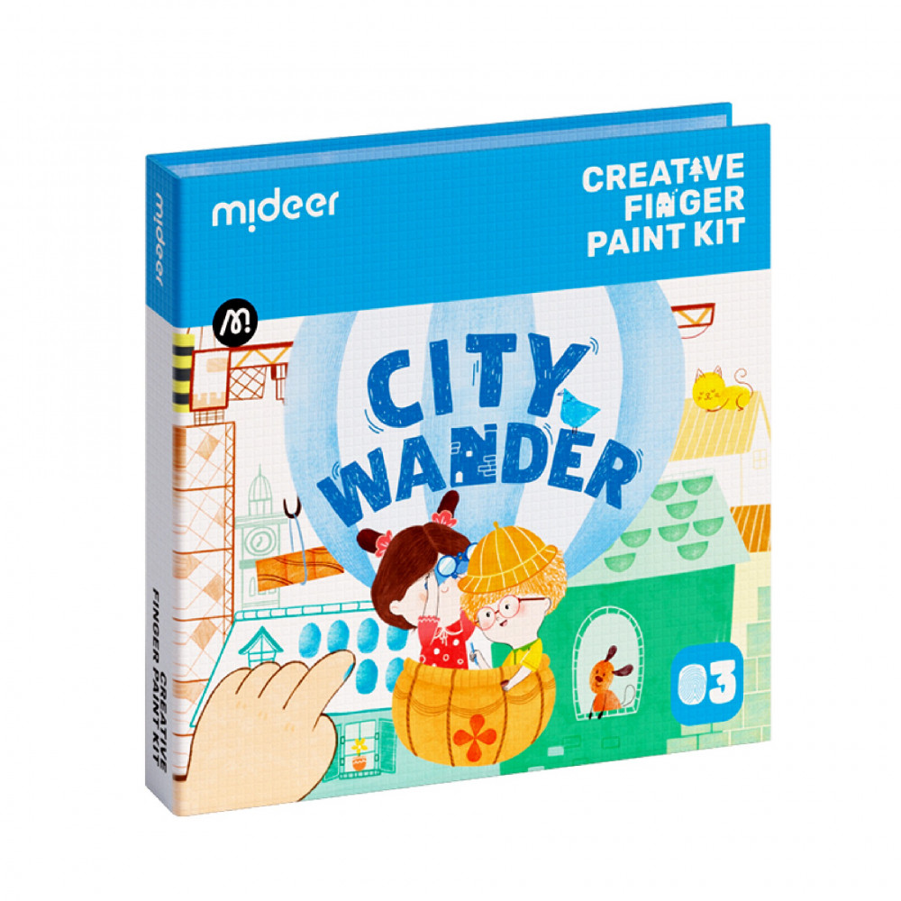 Mideer Creative Finger Paint Kit level 3 - City Wander
