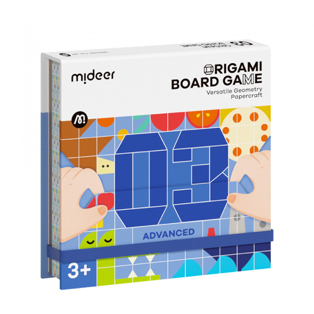 Mideer Origami Board Game - Versatile Geometry Papercraft (Advanced)