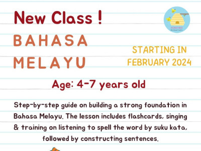 Bahasa Melayu Class - Pre-school Novice Level